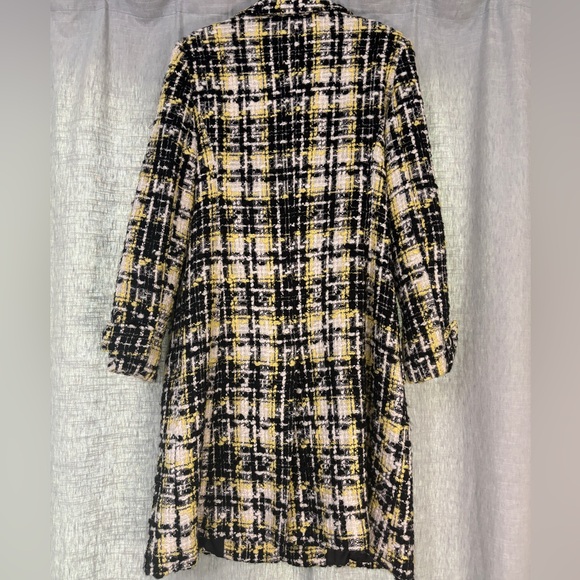 Marvin Richards Black, White & Yellow Coat - Picture 2 of 6